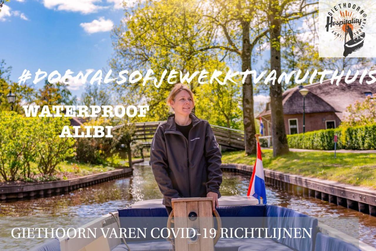 De Dames Van De Jonge Hotel Restaurant Giethoorn Exterior foto